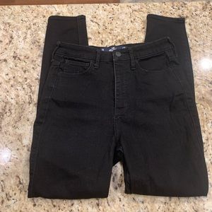 Hollister ultra high rise jeans.
